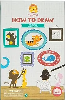 Tiger Tribe How To Draw Animals Drawing Set and Coloring Set
