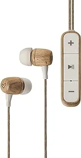 Energy Sistem Earphones Eco Bluetooth Beech Wood Headphones (In-Ear, Sustainable Wood, Hemp Cable, Microphone, USB Type C, Bluetooth 5.1) - Beech