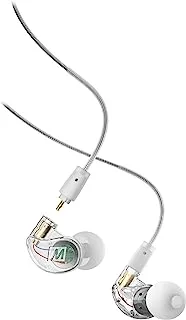 MEE audio M6 PRO موسيقيون؟ شاشات داخل الأذن مع كابلات قابلة للفصل ؛ توافق عالمي وعازل للضوضاء (الجيل الثاني) (شفاف)