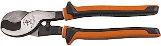 Klein Tools 63050-EINS Cable Cutters, Electricians Insulated Cable Cutter, Cuts Aluminum, Soft Copper, Communications Cable