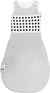 كيس نوم نانيت لملابس التنفس - قطعة واحدة (3-6 أشهر) - رمادي