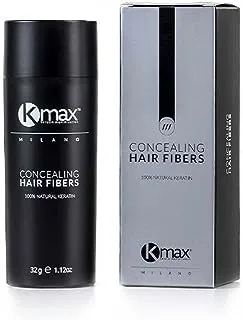 Kmax Natural Keratin Hair Fibers 32 g, Dark Grey