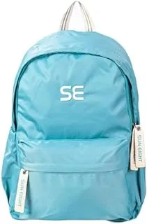 حقيبة ظهر مدرسية للأطفال مقاس 17 بوصة لون أزرق سماوي