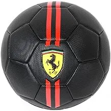Ferrari Soccer Ball Size 5 - Training Indoor and Outdoor Ball - Black