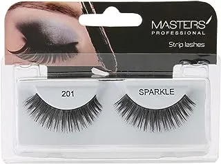 Masters Professional Strip Lashes, Sparkle 201