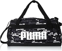 PUMA Fundamentals Sports Bags Mens Sports Bag PUMA Black-LOGO AOP Size X