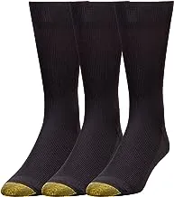 Gold Toe mens Metropolitan Dress Socks, 3 Pairs casual-socks (pack of 3)