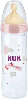 NUK New Classic Polypropylene Baby Bottle with First Choice Teat, 250 ml Capacity