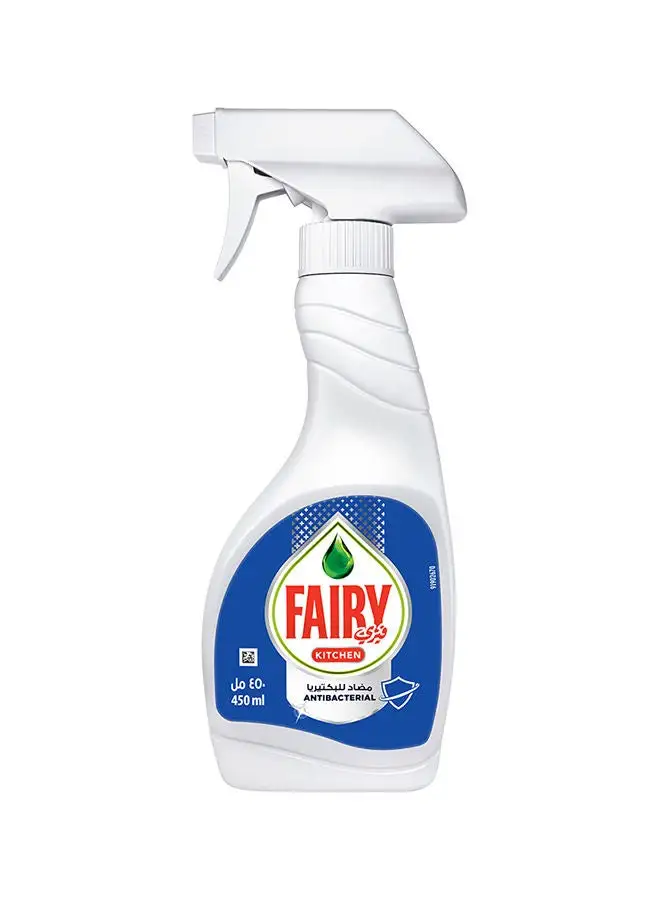 Fairy Antibacterial Spray For Dishes And Kitchen Surfaces Blue 450ml