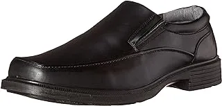 Deer Stags Men's Brooklyn Cushioned Comfort Leather Dress Casual Slip-on Loafer, Black, Medium