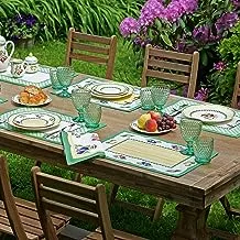 Villeroy and Boch French Garden Cotton Fabric Reversible Placemat (Set of 4), 14
