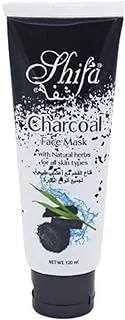Shifa Charcoal Face Mask with Natural herbs for all skin types, 120ml