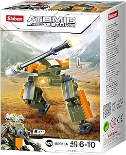Sluban Atomic Storm Series - Eagle Fighter Building Blocks 40 PCS - For Ages 6+ Years Old - Green