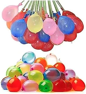 ECVV Water Balloons Bunch Filled With Inflatable Balls Party Decoration Latex Toy Bundle 111Pcs/Bag, Multicolor, Balloon