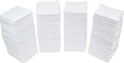 Simpli-Magic 79171 Terry Towel Cleaning Cloths, Pack of 50, Standard, White