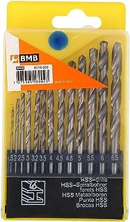 BMB Tools Piece Drill Bit Set 13 Piece of 2 Packs|Power & Hand Tools |Power Drill Parts & Accessories|Drill Bits|Twist Drill Bits|Jobber Drill Bits