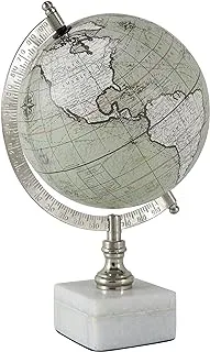 Deco 79 Marble Globe with Marble Base, 7