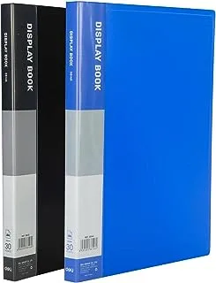 Deli E38146 30 Pockets Display Book, A4 Size, Assorted