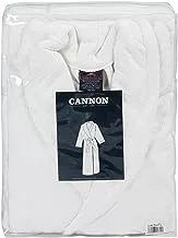 CANNON Bathrobe Towel, Medium, White