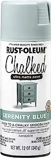 Rust-Oleum 302595 Series Chalked Ultra Matte Spray Paint, 12 Ounce (Pack of 1), Serenity Blue