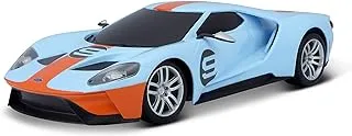 Maisto 1:24 Scale Ford GT Heritage Remote Control Car, Light Blue