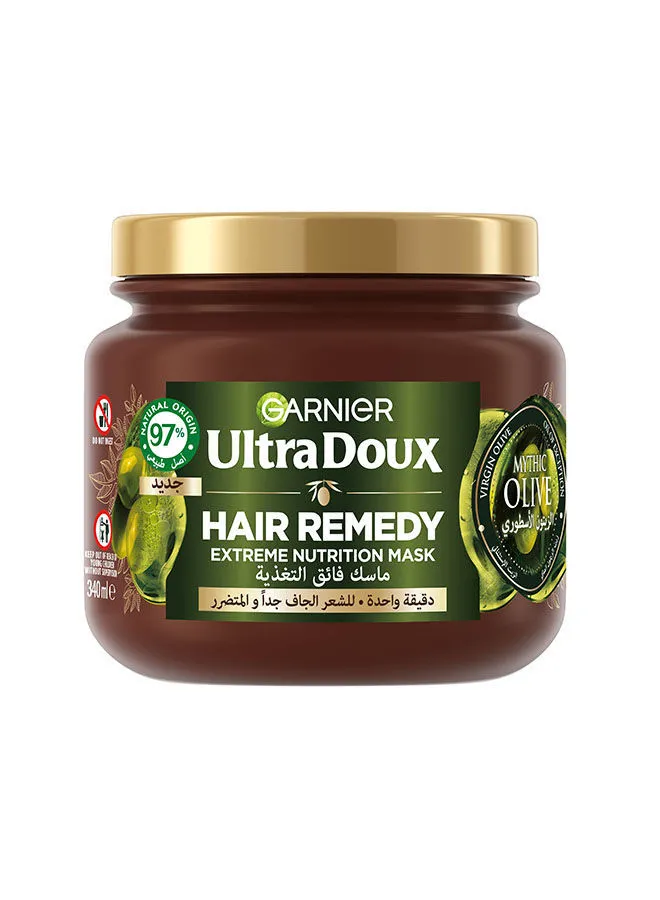 Garnier Ultra Doux Mythic Olive Extreme Nutrition Hair Remedy Mask for dried out hair 340ml