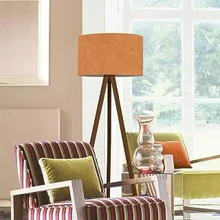Markat FL-BR-0006 Modern Wood Floor Lamp, Brown