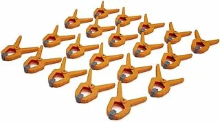 Bora 1-Inch Mini Spring Clamp, 20-pack, 540520. Give yourself an extra hand with these tough polymer mini spring clamps