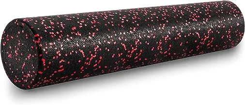 ProsourceFit High Density Speckled Black Foam Rollers, 12