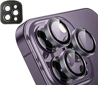 واقي عدسة الكاميرا ECVV لهاتف iPhone 14 Pro/iPhone 14 Pro Max، غطاء كاميرا مع واقي شاشة من الزجاج المقوى، مقاوم للخدش، سهل التركيب
