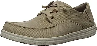 أحذية Skechers MELSON-VOLGO قماش منزلق على حذاء رجالي بدون كعب