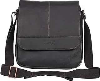 Kenneth Cole REACTION Manhattan Messenger Shoulder Satchel Bag Colombian Leather Laptop Computer & Tablet Travel Briefcase
