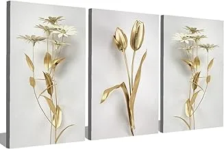 Markat S3T4060-0325 Three Panels Wooden Paintings for 3D Modern Decoration, 40 cm x 60 cm Size