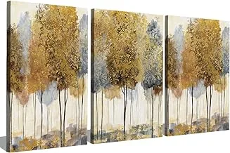 Markat S3T4060-0408 Three Panels Wooden Paintings for Decoration, 40 cm x 60 cm Size