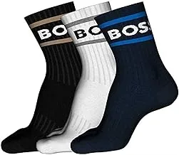 BOSS Mens 3P Rib Stripe Socks (pack of 3)