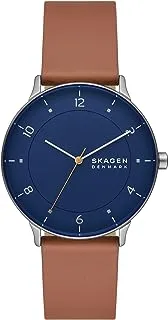 Skagen Men's Riis Quartz Watch, Brown