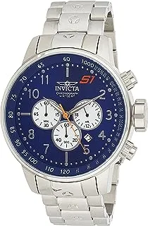 Invicta Men's S1 Rally 48mm Stainless Steel Quartz Watch, Silver (Model: 23080, 23078)