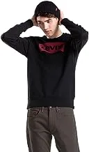 Levi's 19492-0027 Men's Graphic Crewneck Sweatshirt, Blacks Size XXL