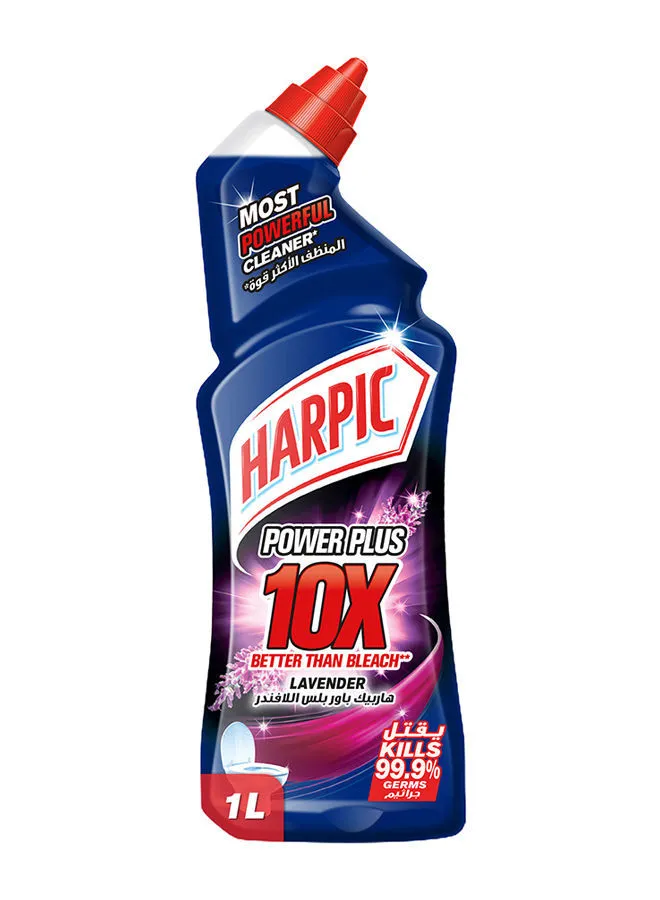 Harpic Lavender Power Plus 10X Most Powerful Toilet Cleaner 1Liters