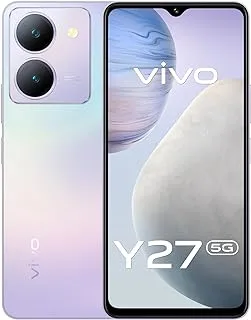 Vivo Y27 5G (Satin Purple 8+8GB RAM, 256GB) FHD+ Punch Hole Display|50MP Portrait Main Camera|8MP Selfie|44W FlashCharge, 5000Mah | NFC