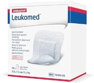 BSN Medical Leukomed Non Woven Sterile Adhesive Wound Dressing with Pad, 10 cm x 30 cm Size