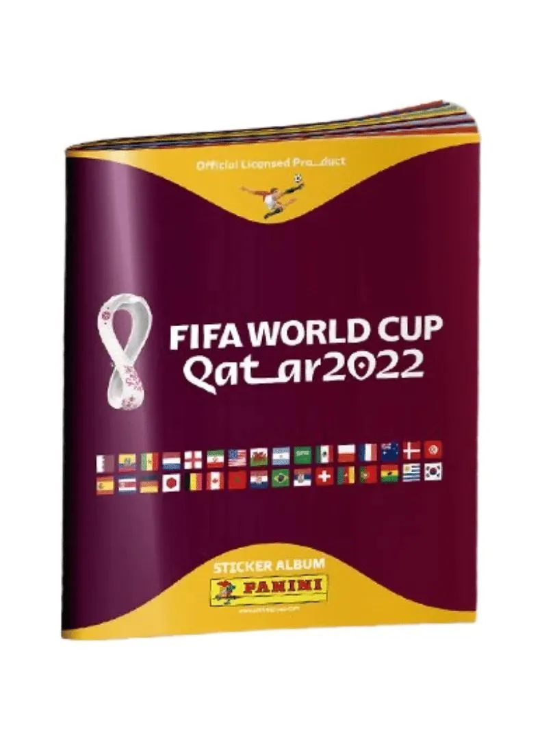Panini FIFA World Cup Qatar 2022 Sticker Album with 21 Stickers
