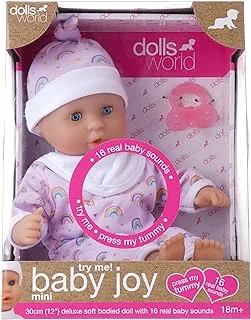 Dolls World Mini Joy Doll with Sound, 30 cm Size