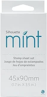 Silhouette Mint Stamp Sheets 4.4cm x 8.9cm 2/Pkg