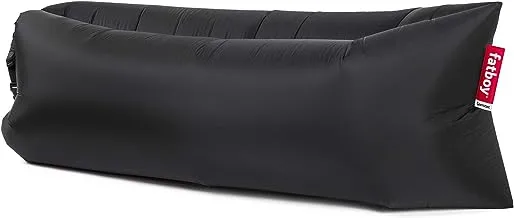 Fatboy Lamzac the Original Version 1 Inflatable Lounger with Carry Bag, Inflatable Couch for Indoor or Outdoor Hangout or Inflatable Lounge Air Chair - Black