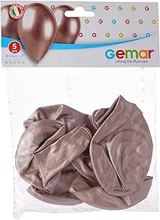 Gemar Shiny Balloons 5-Pieces, Rose Gold 33 cm One Size 343502