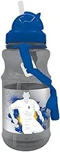 Real Madrid Kids Transparent Water Bottle, 500 ml Capacity