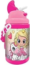 Little Princess Plastic Water Bottle for Kids, 450 ml Capacity, Pink