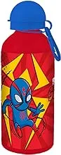 Generic Super Hero Kids Aluminum Water Bottle with a Hook, 600 ml Capacity
