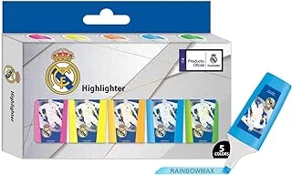Realmadrid Highlighter with Chisel Tip 5-Pack